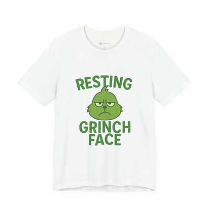 Gringe Resting Face Christmas Unisex Jersey Short Sleeve Tee T-shirt