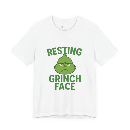 Gringe Resting Face Christmas Unisex Jersey Short Sleeve Tee T-shirt