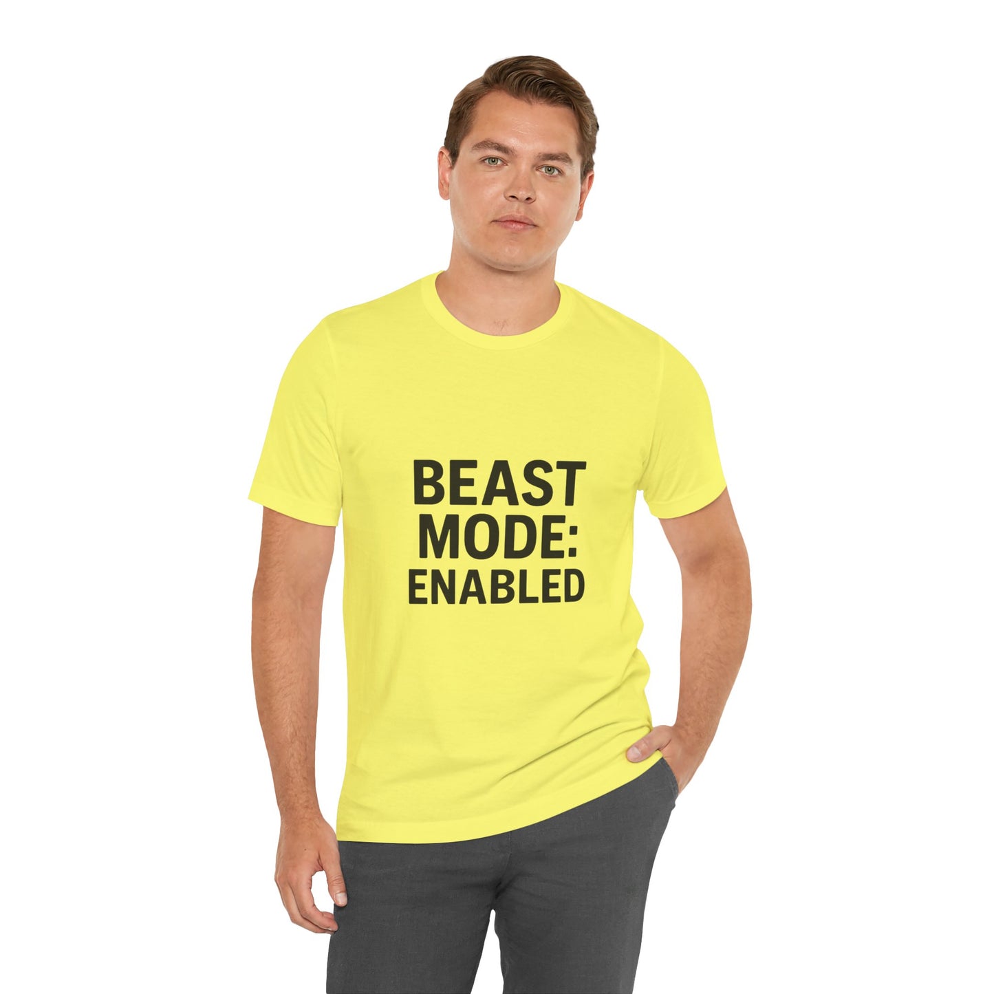 Beast Mode Enabled Unisex Jersey Short Sleeve Tee T-shirt