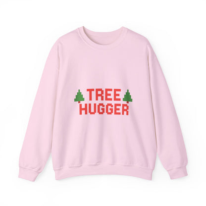 Tree Hugger Christmas Unisex Heavy Blend™ Crewneck Sweatshirt