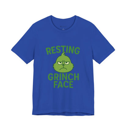Gringe Resting Face Christmas Unisex Jersey Short Sleeve Tee T-shirt