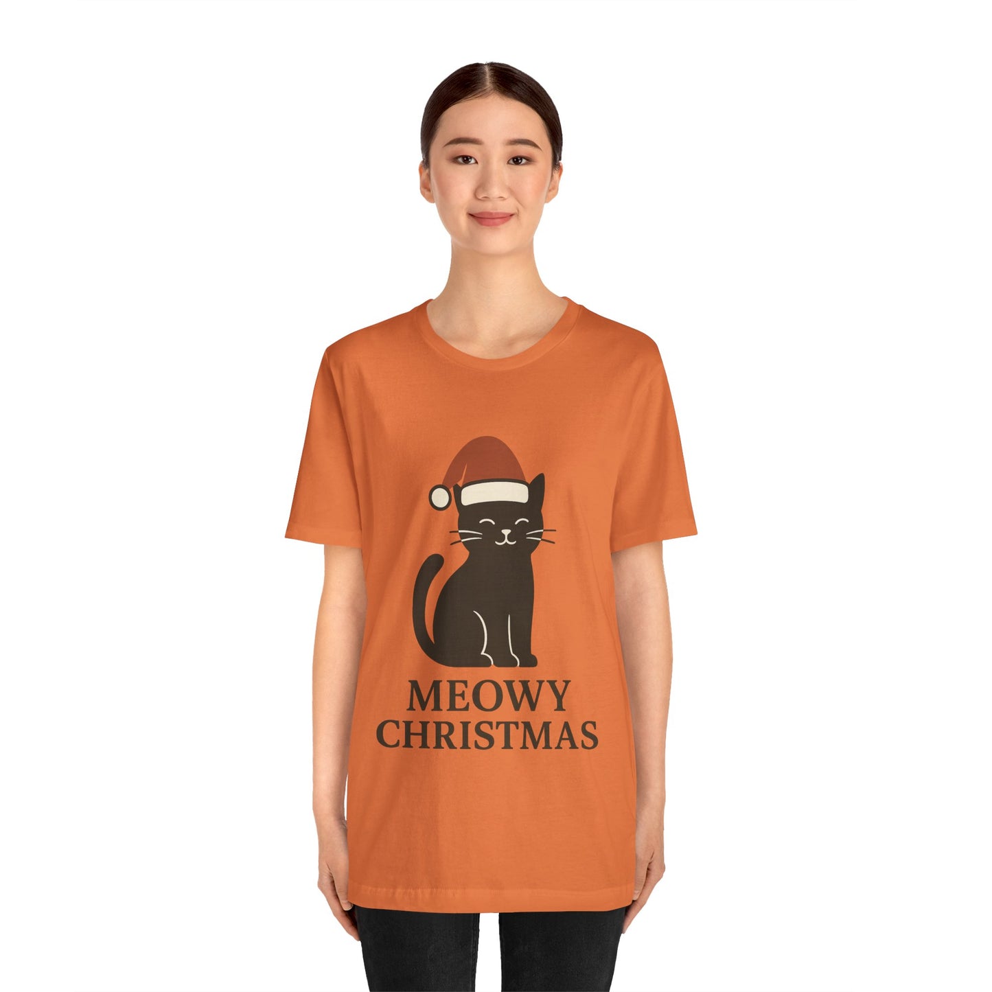 Meowy Christmas Unisex Jersey Short Sleeve Tee T-shirt
