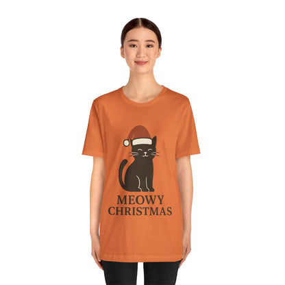 Meowy Christmas Unisex Jersey Short Sleeve Tee T-shirt