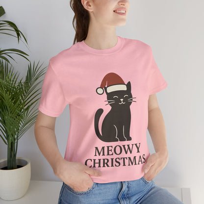 Meowy Christmas Unisex Jersey Short Sleeve Tee T-shirt