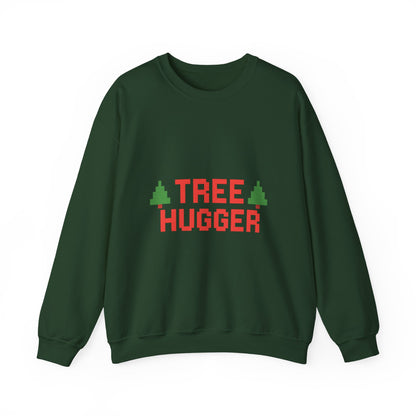 Tree Hugger Christmas Unisex Heavy Blend™ Crewneck Sweatshirt