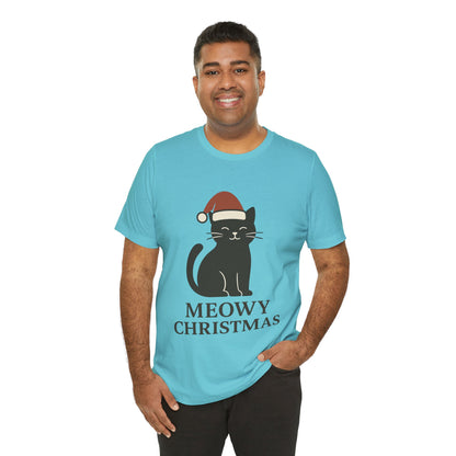 Meowy Christmas Unisex Jersey Short Sleeve Tee T-shirt