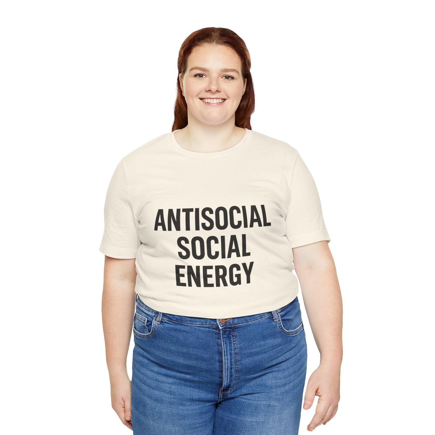 Antisocial Social Energy Unisex Jersey Short Sleeve Tee T-shirt