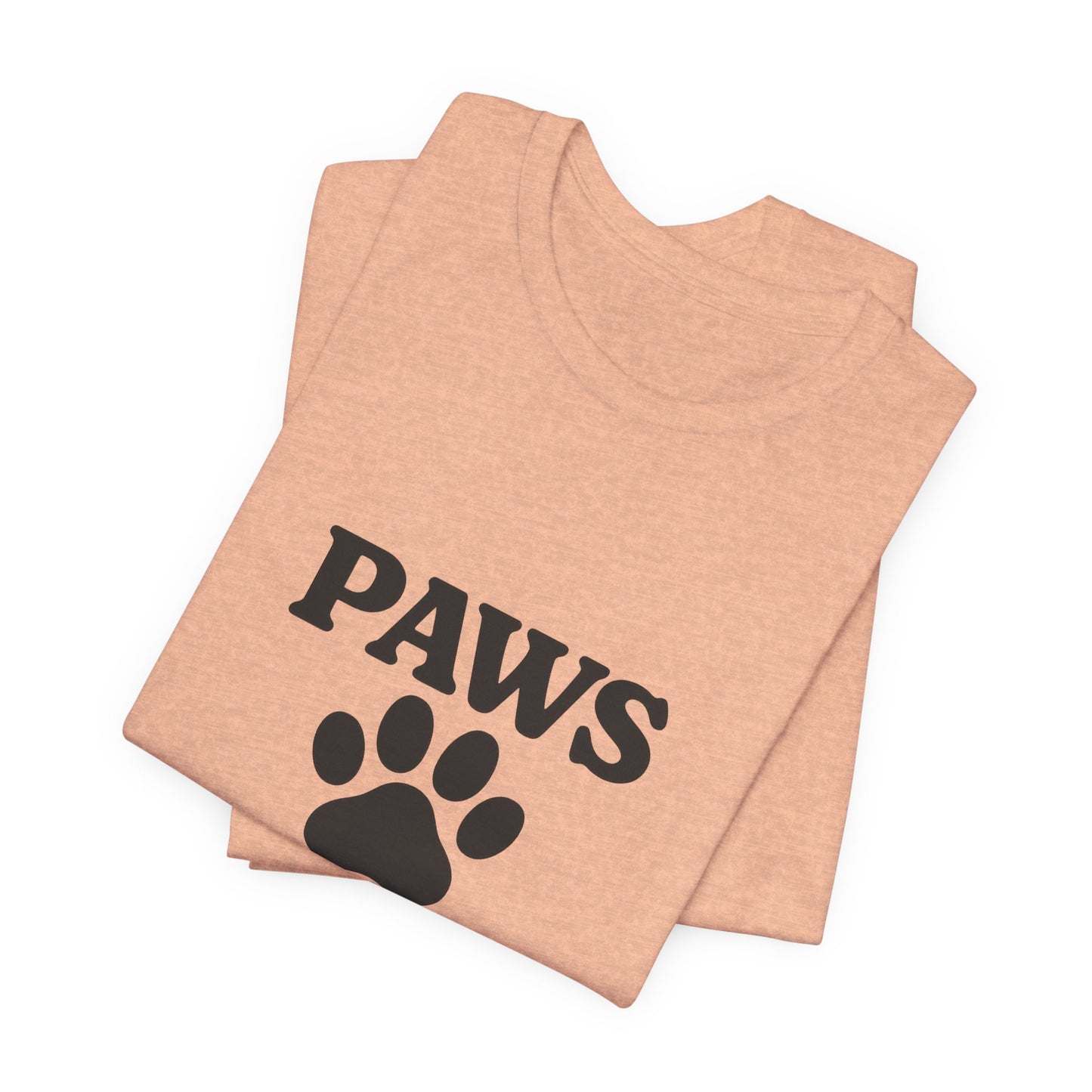Paws Before Coffee Unisex Jersey Short Sleeve Tee T-shirt
