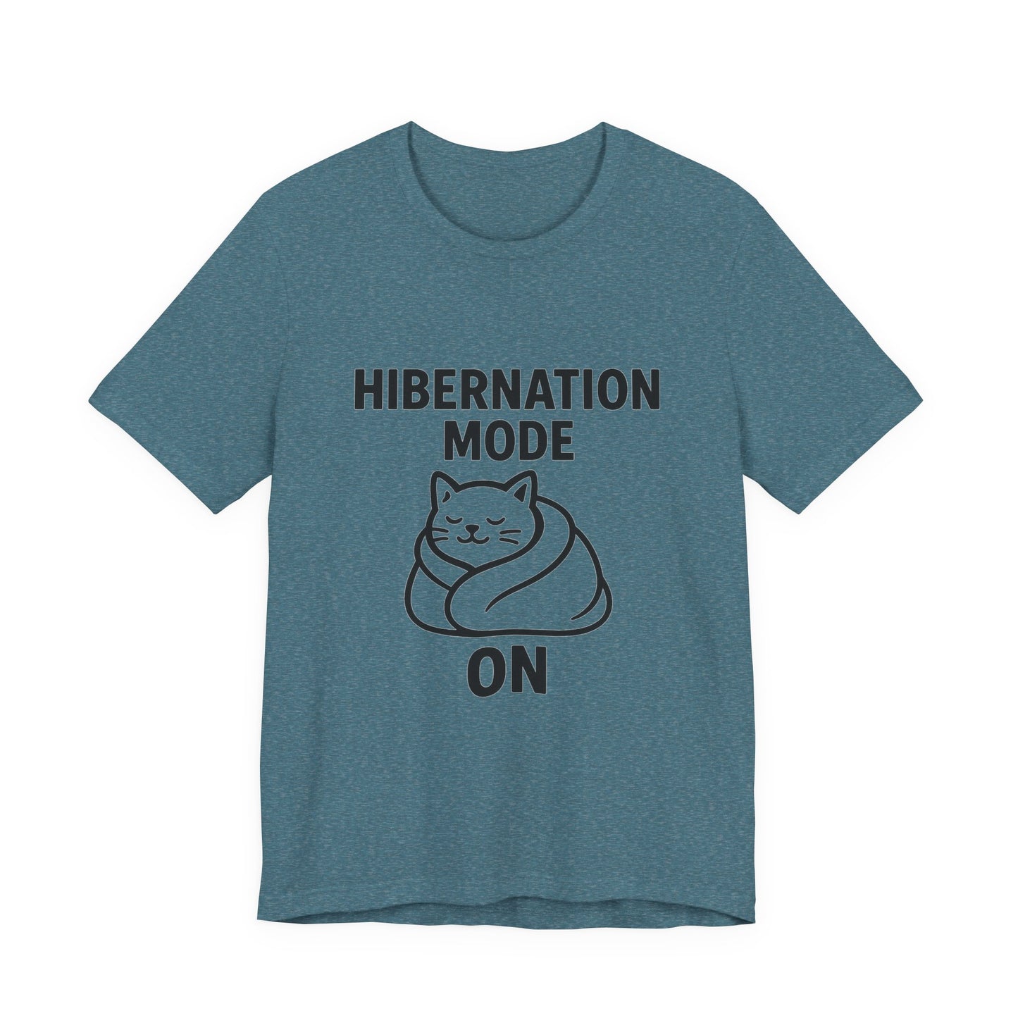 Hibernation Mode On Cat Unisex Jersey Short Sleeve Tee T-shirt