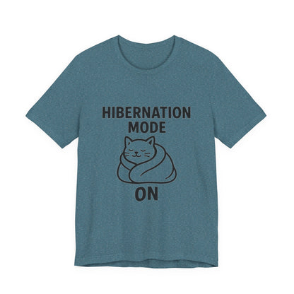 Hibernation Mode On Cat Unisex Jersey Short Sleeve Tee T-shirt