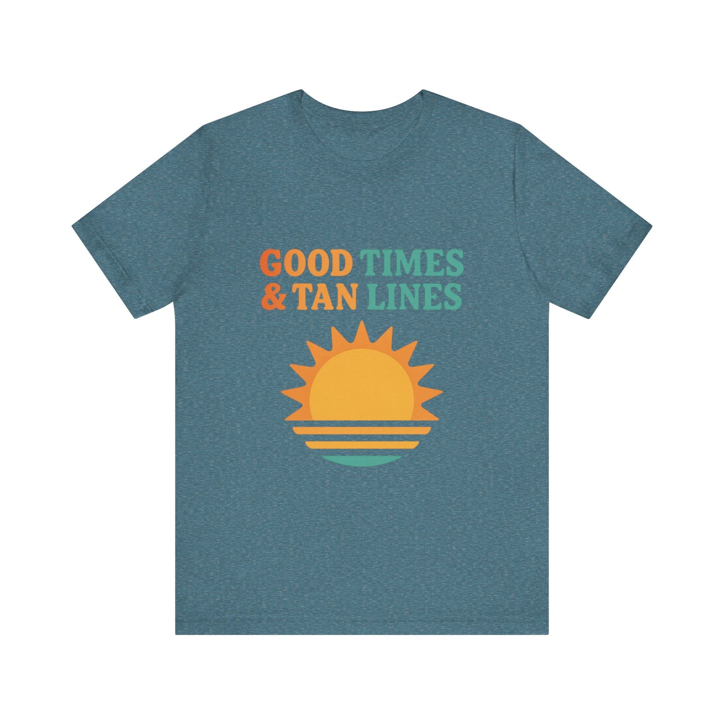 Good Times, Tan Lines Summer Unisex Jersey Short Sleeve Tee T-shirt