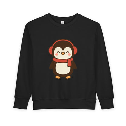Christmas Winter Penguin Toddler Sweatshirt