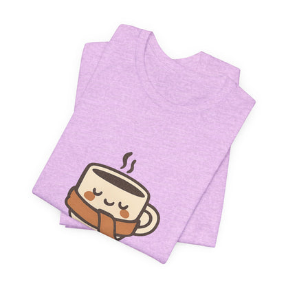 Warm Me Up Coffee Cup Unisex Jersey Short Sleeve Tee T-shirt