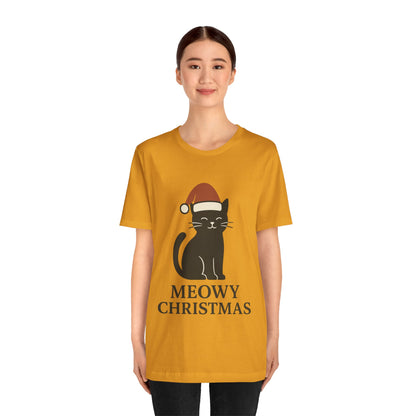 Meowy Christmas Unisex Jersey Short Sleeve Tee T-shirt