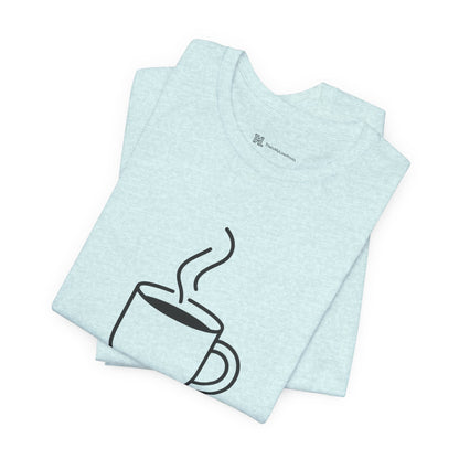 Brewed For Peace Coffee Humor Unisex Jersey Short Sleeve Tee T-shirt