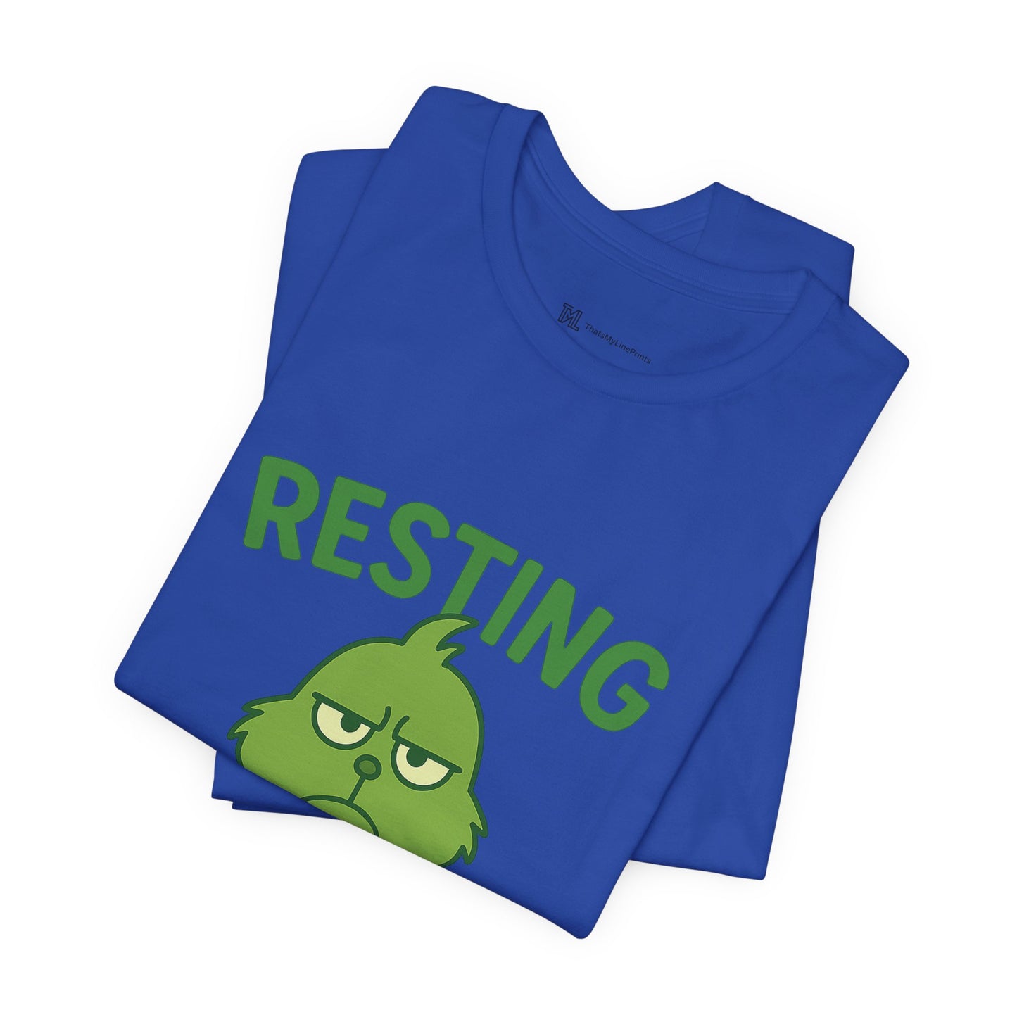 Gringe Resting Face Christmas Unisex Jersey Short Sleeve Tee T-shirt