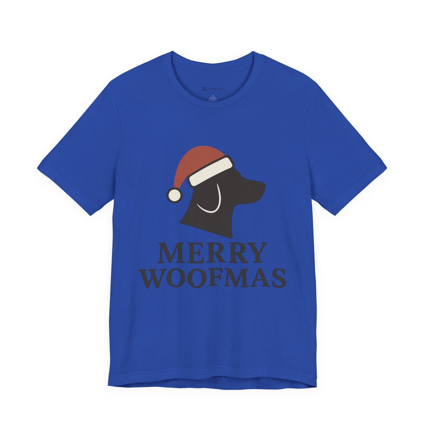 Merry Woofmas Christmas Unisex Jersey Short Sleeve Tee T-shirt