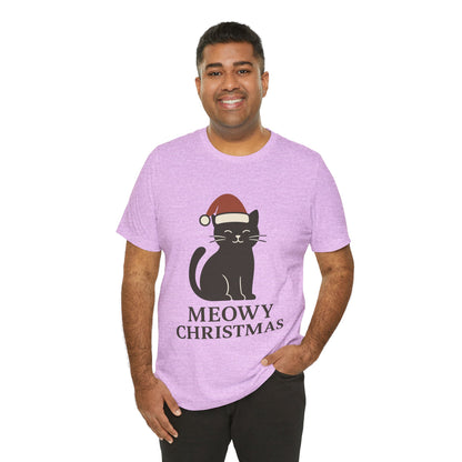 Meowy Christmas Unisex Jersey Short Sleeve Tee T-shirt