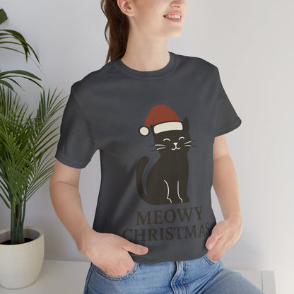 Meowy Christmas Unisex Jersey Short Sleeve Tee T-shirt
