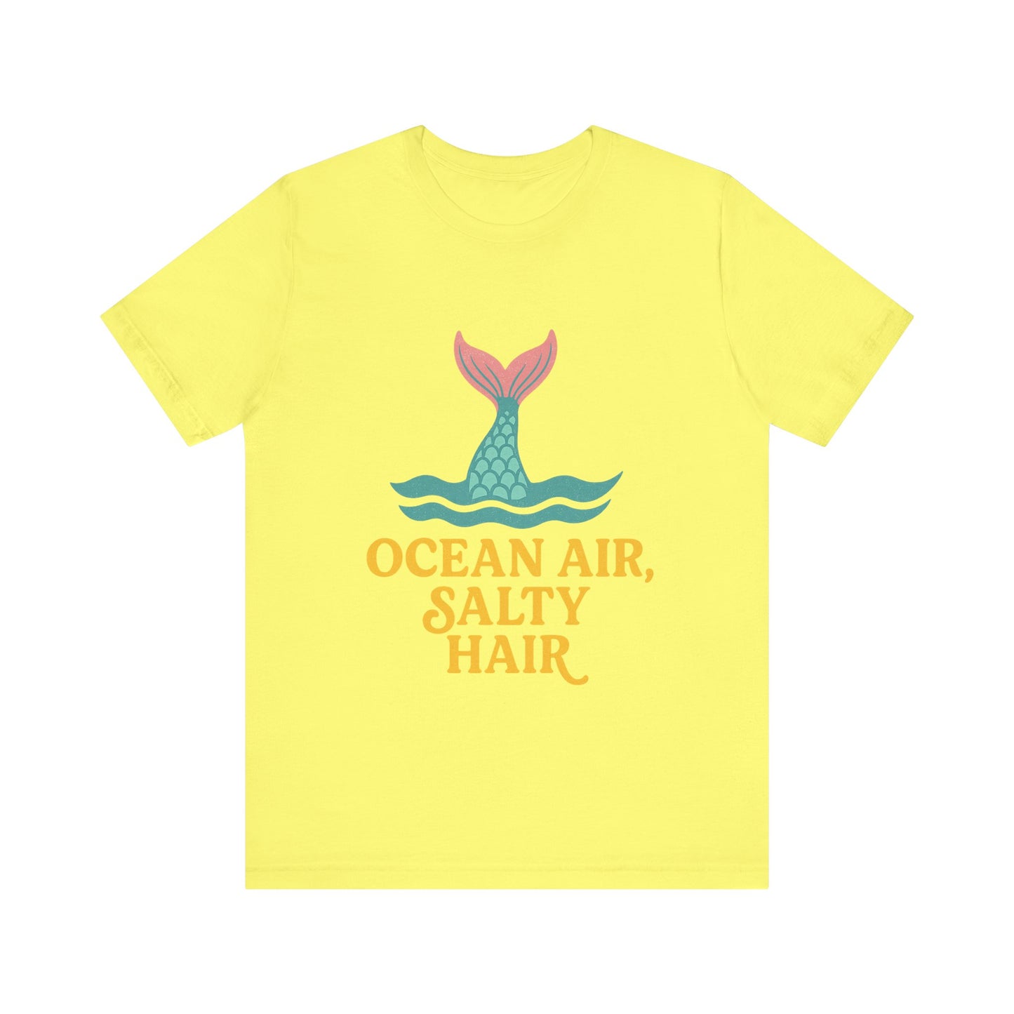 Salty Hair Mermaid Summer Unisex Jersey Short Sleeve Tee T-shirt