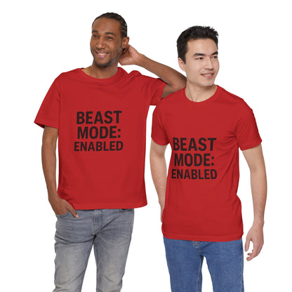 Beast Mode Enabled Unisex Jersey Short Sleeve Tee T-shirt