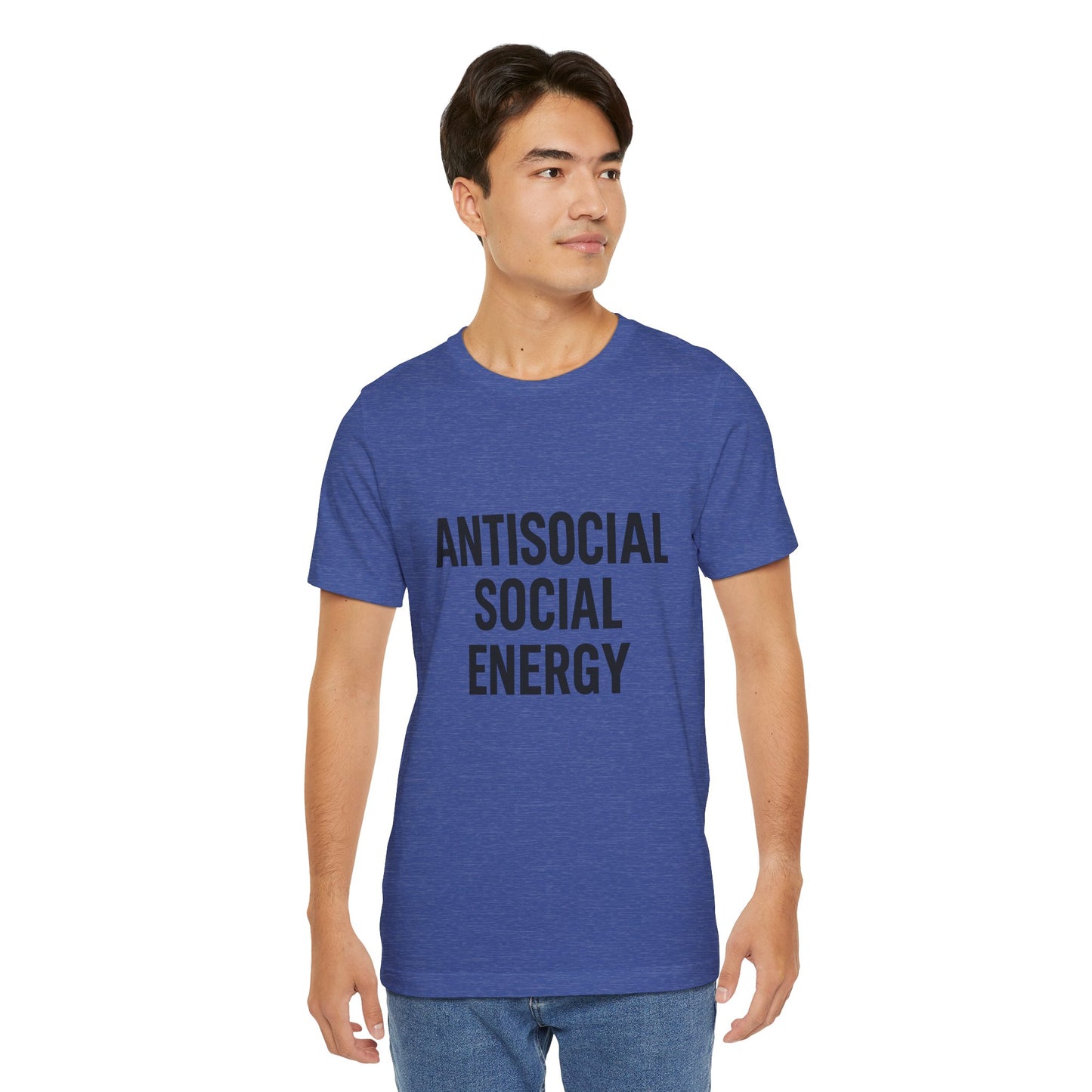 Antisocial Social Energy Unisex Jersey Short Sleeve Tee T-shirt