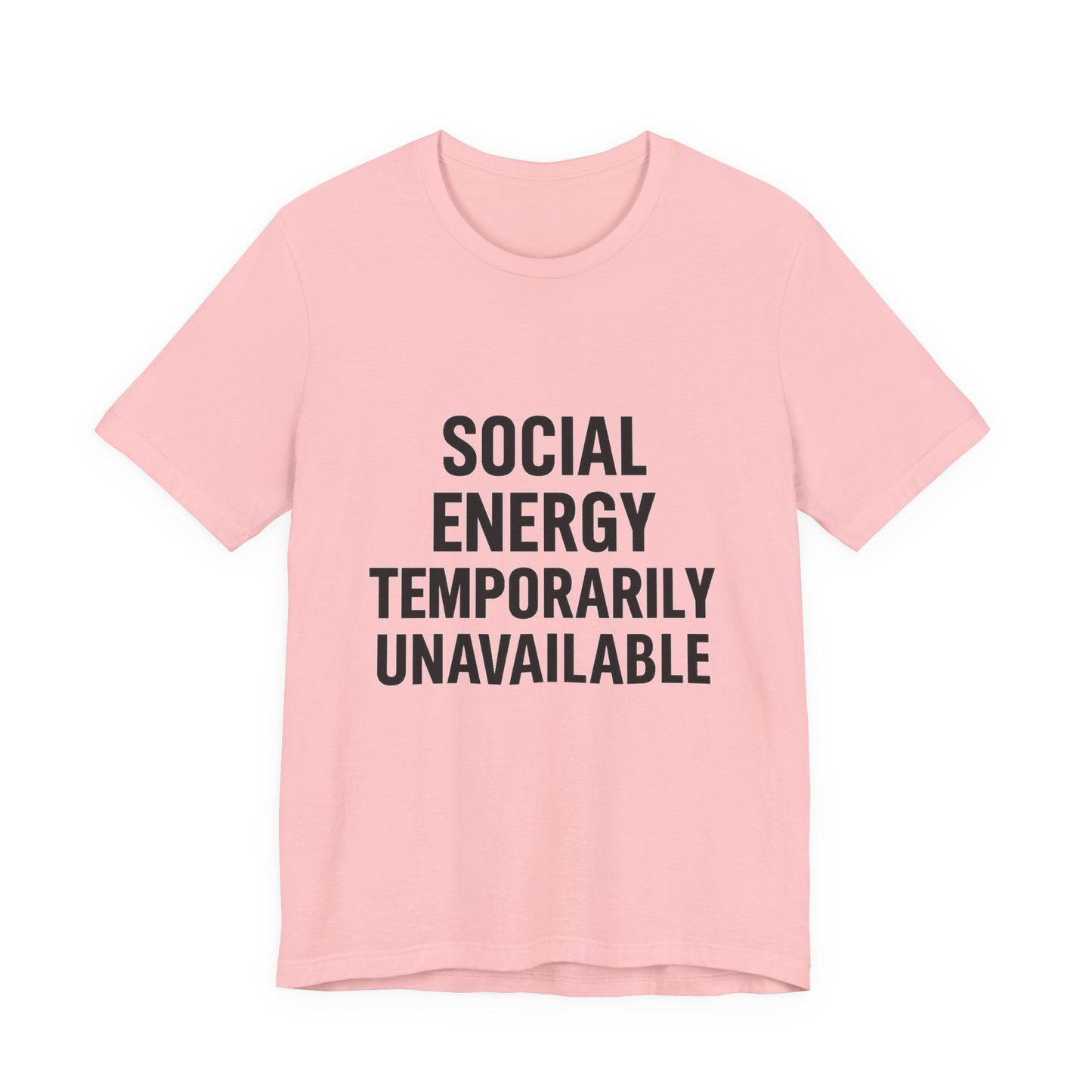Social Energy Unavailable Unisex Jersey Short Sleeve Tee T-shirt