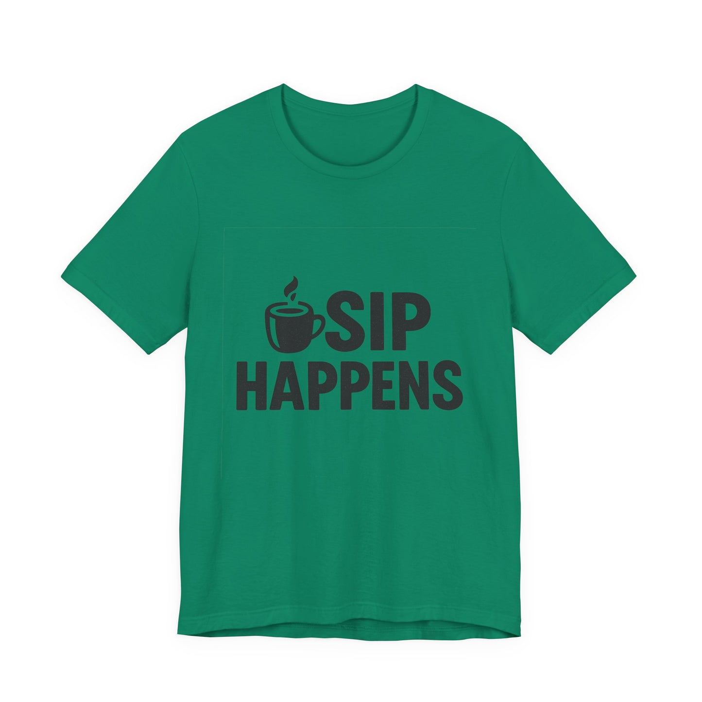 Sip Happens Minimal Edition Unisex Jersey Short Sleeve Tee T-shirt