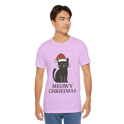 Meowy Christmas Unisex Jersey Short Sleeve Tee T-shirt