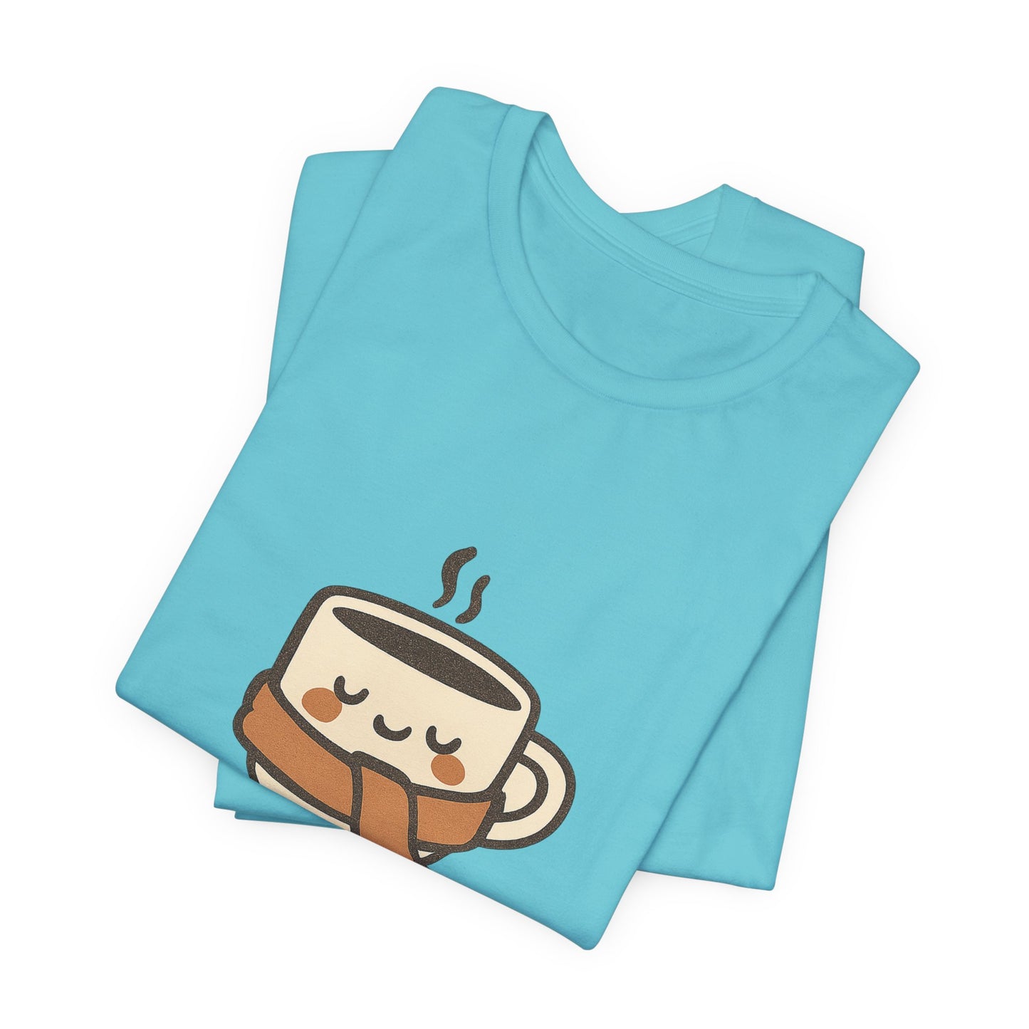 Warm Me Up Coffee Cup Unisex Jersey Short Sleeve Tee T-shirt