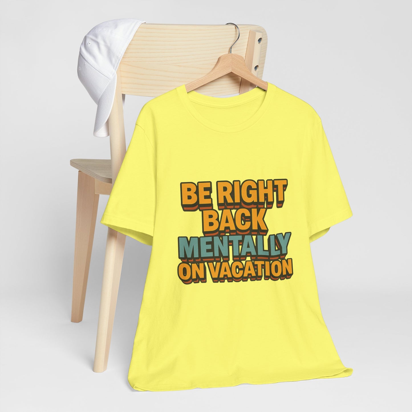 Mentally On Vacation Unisex Jersey Short Sleeve Tee T-shirt