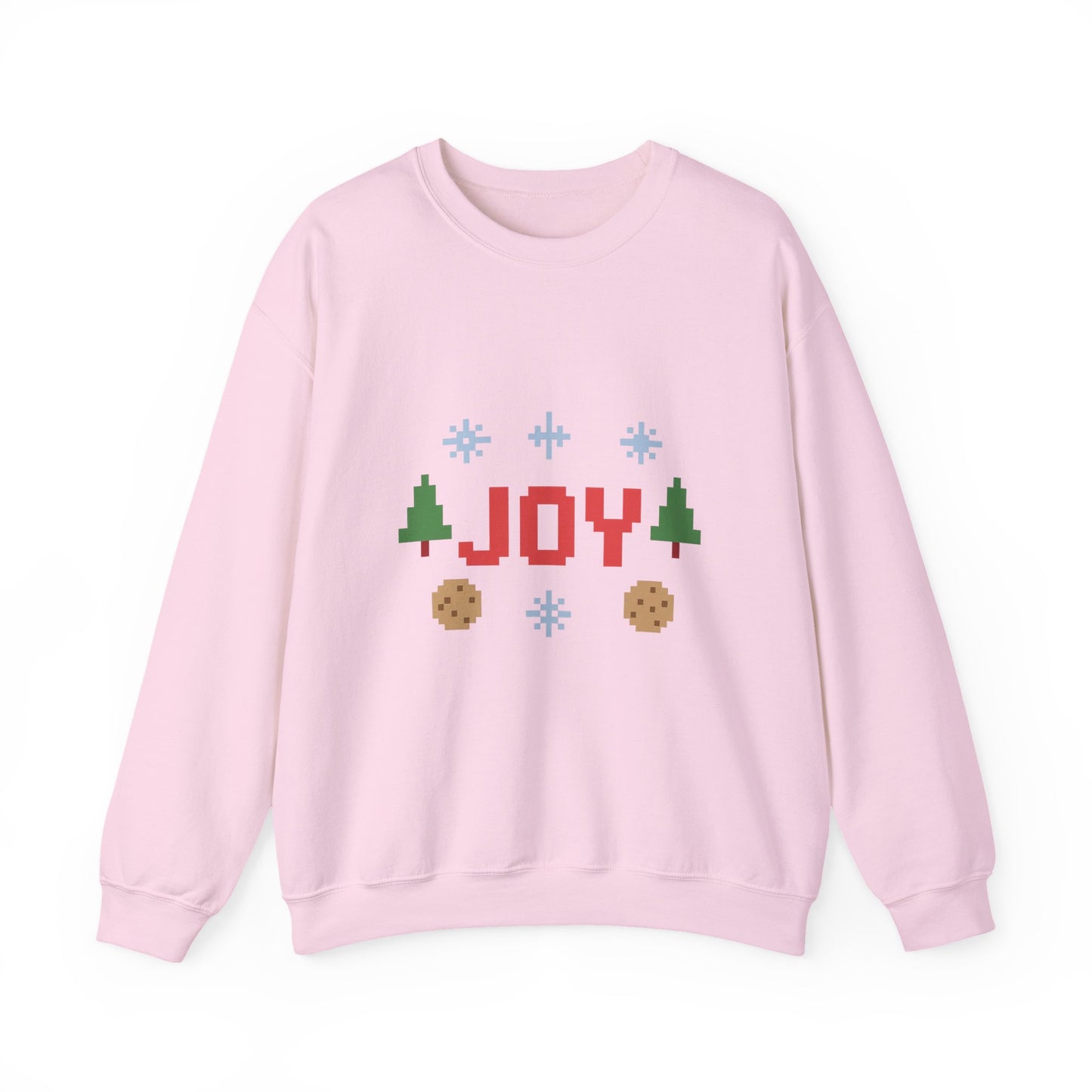 Christmas Joy In Pixel Unisex Heavy Blend™ Crewneck Sweatshirt
