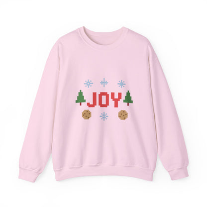 Christmas Joy In Pixel Unisex Heavy Blend™ Crewneck Sweatshirt
