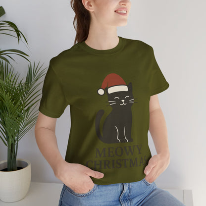 Meowy Christmas Unisex Jersey Short Sleeve Tee T-shirt