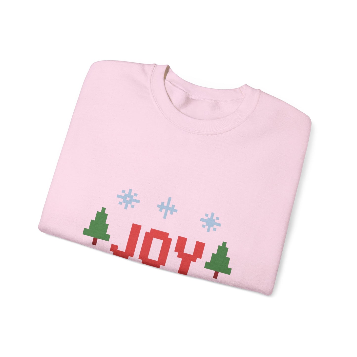 Christmas Joy In Pixel Unisex Heavy Blend™ Crewneck Sweatshirt