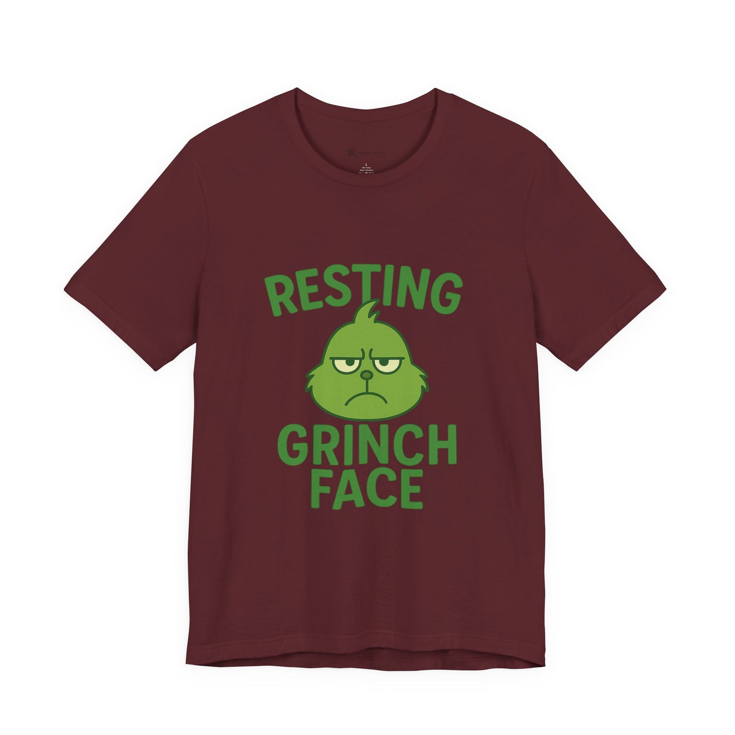 Gringe Resting Face Christmas Unisex Jersey Short Sleeve Tee T-shirt