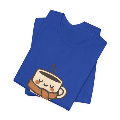 Warm Me Up Coffee Cup Unisex Jersey Short Sleeve Tee T-shirt