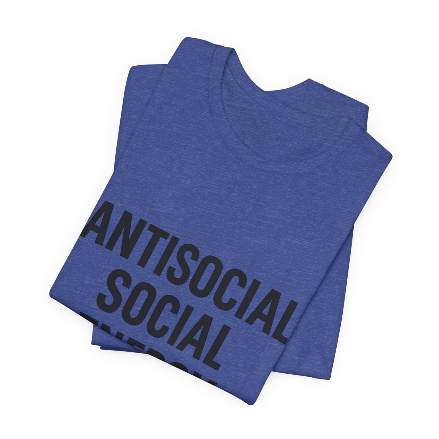 Antisocial Social Energy Unisex Jersey Short Sleeve Tee T-shirt