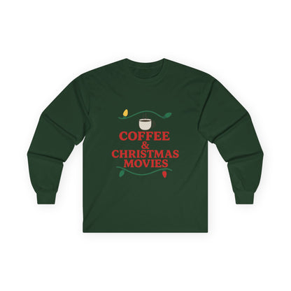 Coffee & Christmas Movies Unisex Ultra Cotton Long Sleeve Tee