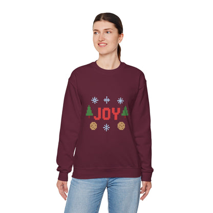 Christmas Joy In Pixel Unisex Heavy Blend™ Crewneck Sweatshirt