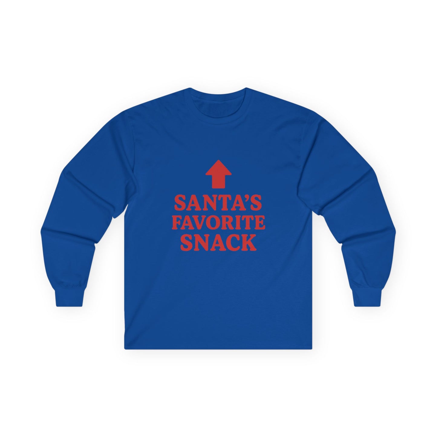 Santa's Favorite Snack Christmas Unisex Ultra Cotton Long Sleeve Tee