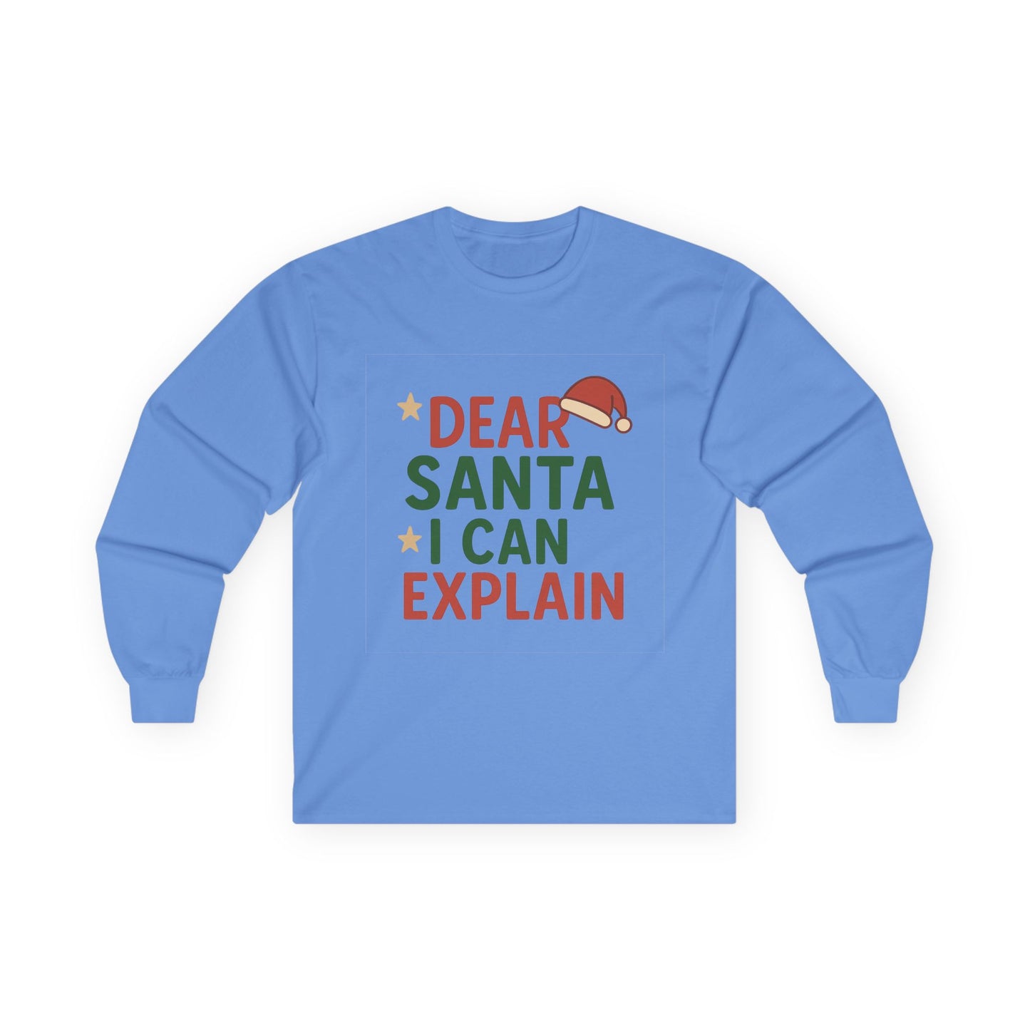 Dear Santa I Can Explain Christmas Unisex Ultra Cotton Long Sleeve Tee
