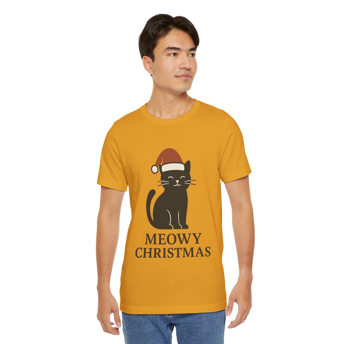 Meowy Christmas Unisex Jersey Short Sleeve Tee T-shirt
