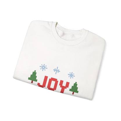 Christmas Joy In Pixel Unisex Heavy Blend™ Crewneck Sweatshirt