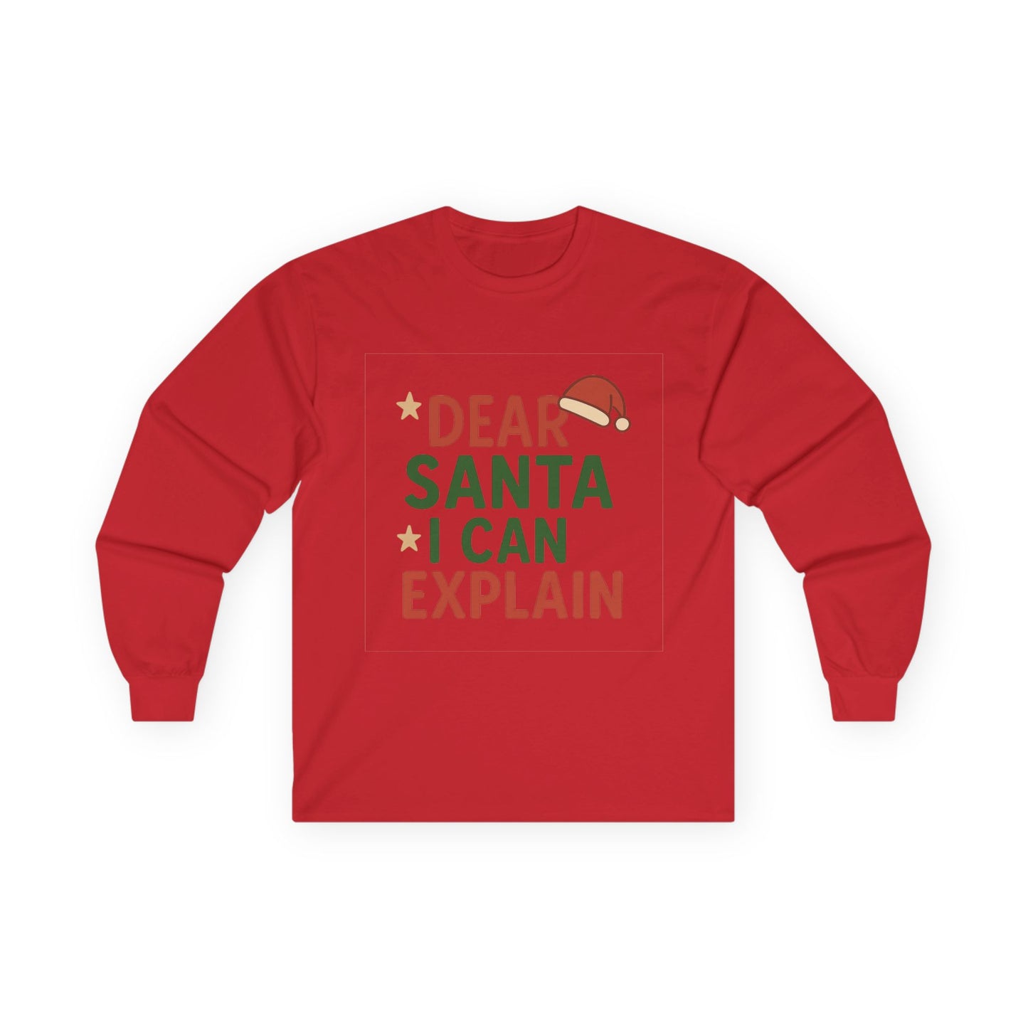 Dear Santa I Can Explain Christmas Unisex Ultra Cotton Long Sleeve Tee
