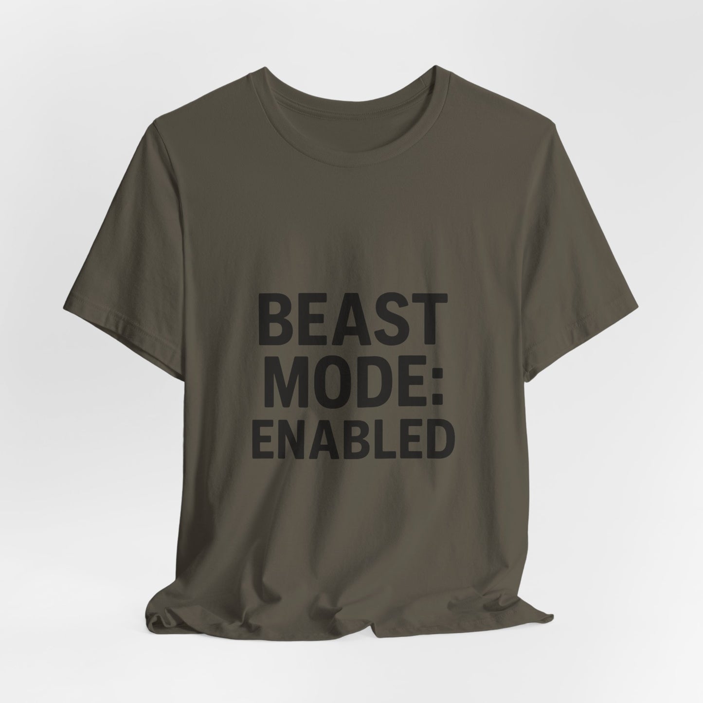 Beast Mode Enabled Unisex Jersey Short Sleeve Tee T-shirt