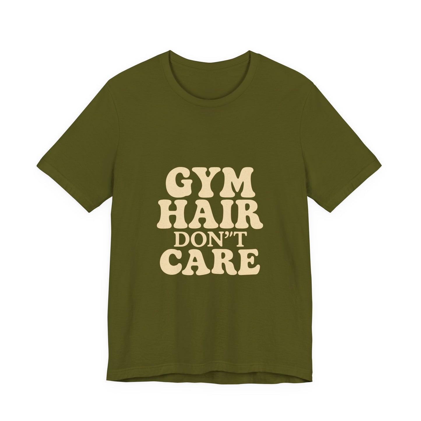 Gym Hair Don't Care Unisex Jersey Short Sleeve Tee T-shirt