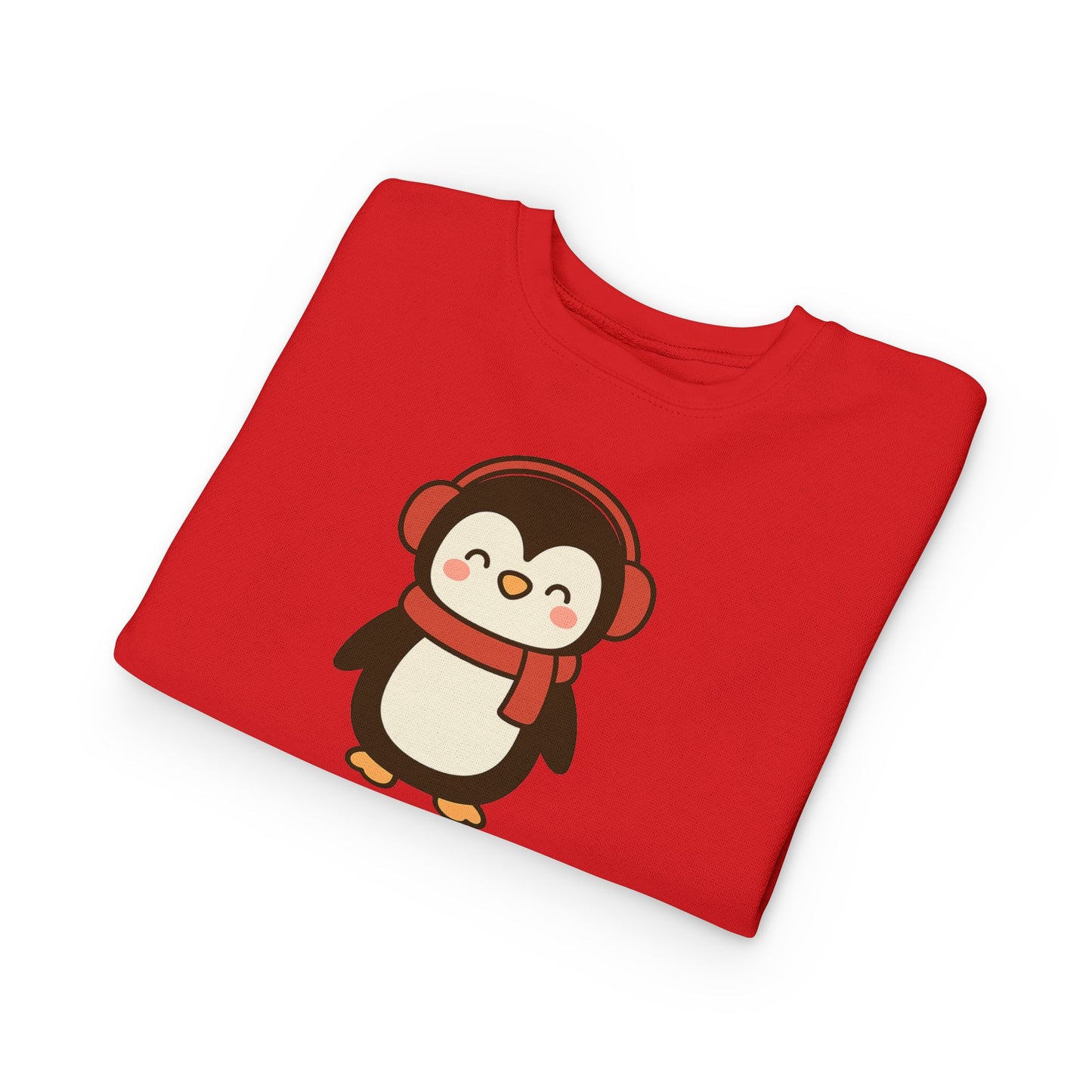 Christmas Winter Penguin Toddler Sweatshirt