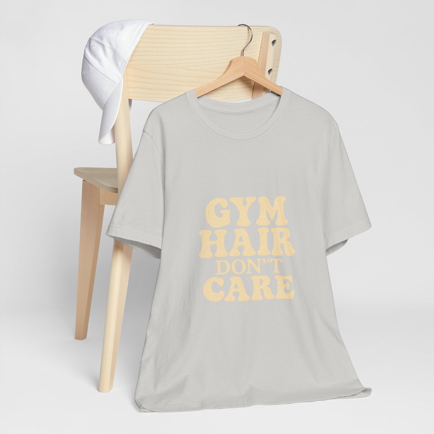 Gym Hair Don't Care Unisex Jersey Short Sleeve Tee T-shirt
