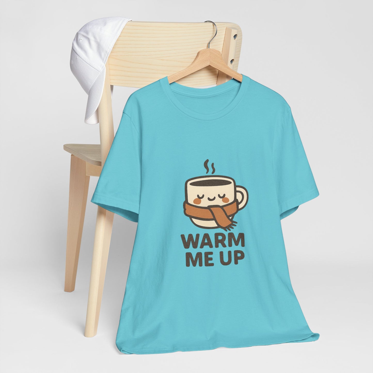 Warm Me Up Coffee Cup Unisex Jersey Short Sleeve Tee T-shirt